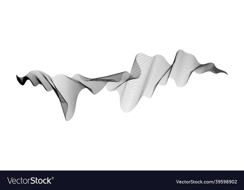 Abstract backdrop with wave gradient lines Vector Image Abstract backdrop with wave gradient lines