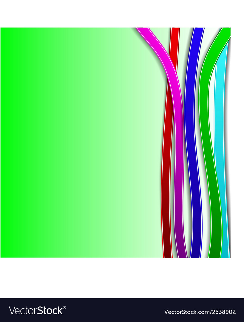 Abstract background with colored lines