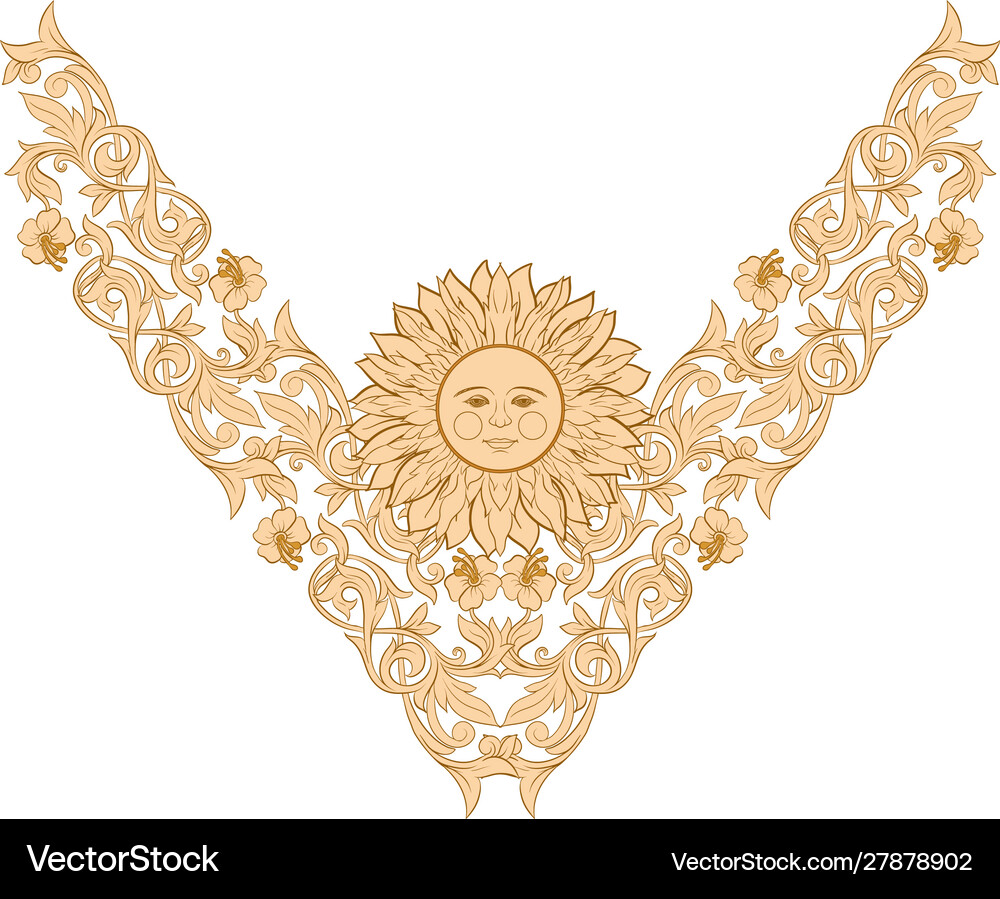 Elements in baroque rococo victorian Royalty Free Vector