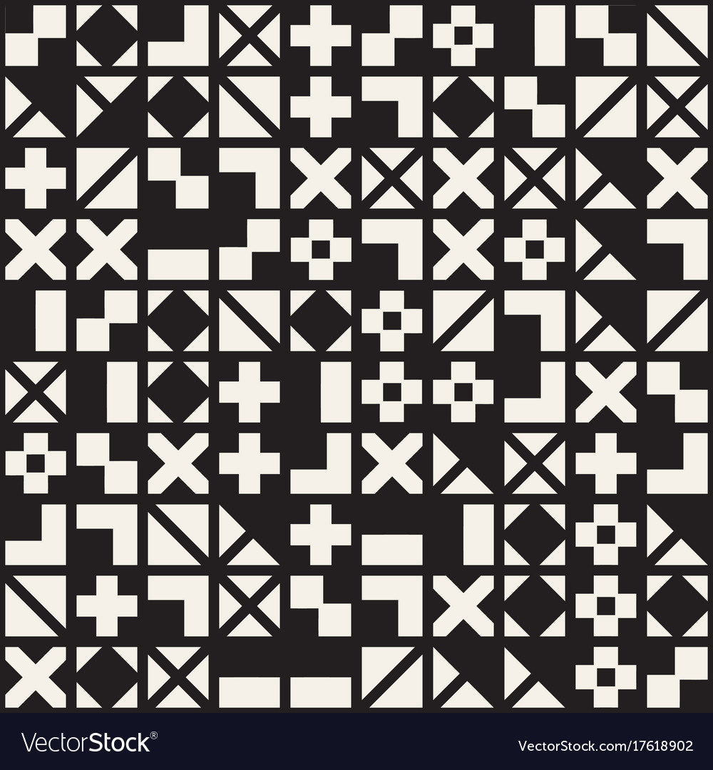 Random shapes seamless pattern modern