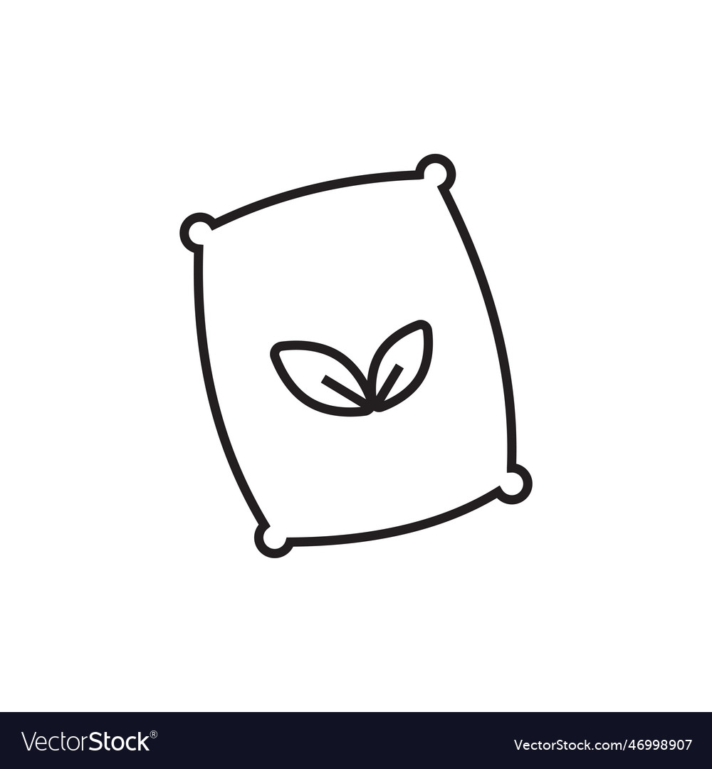 Compost eco friendly icon with black outline Vector Image