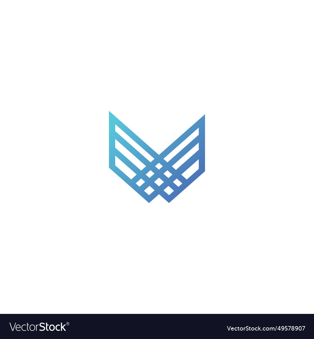 Logo Icon V Biographic Technology Royalty Free Vector Image Logo Icon V Biographic Technology Royalty Free Vector Image