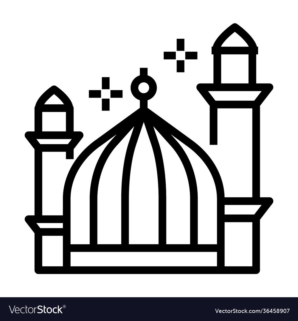 Mosque Royalty Free Vector Image - VectorStock