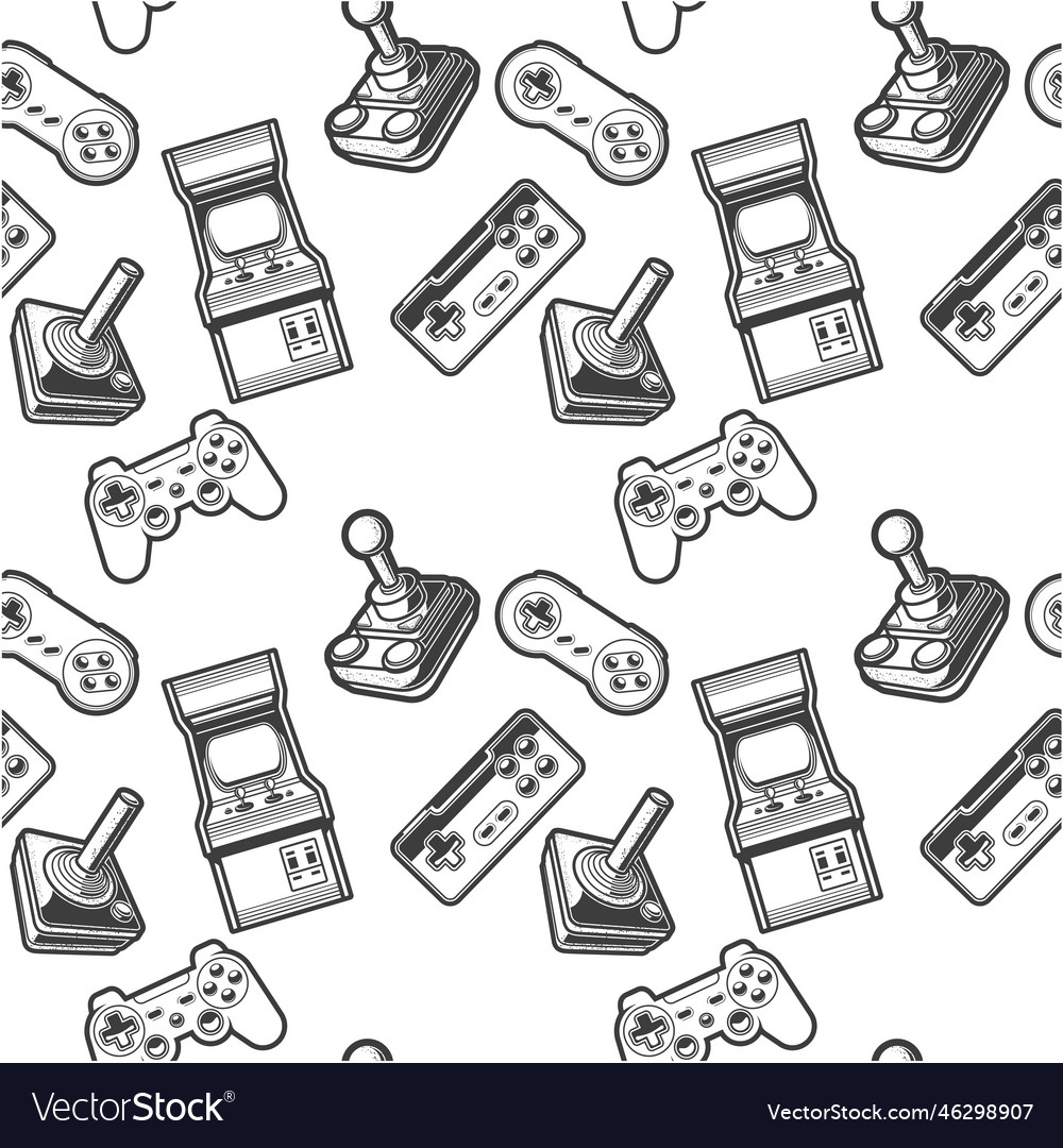 Retro Arcade Game Background