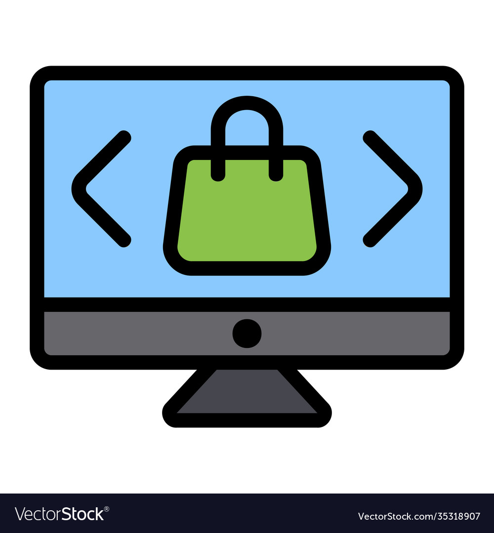 Select product icon in filled line style for any vector image Select product icon in filled line style for any
