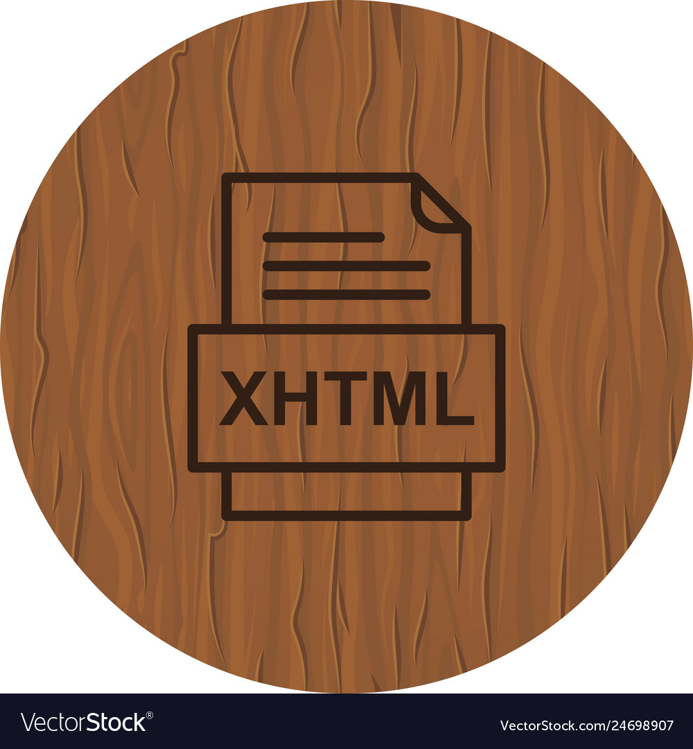 Xhtml file document icon