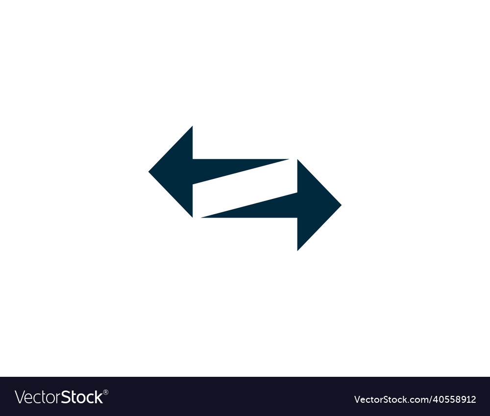 Arrow two way direction icon