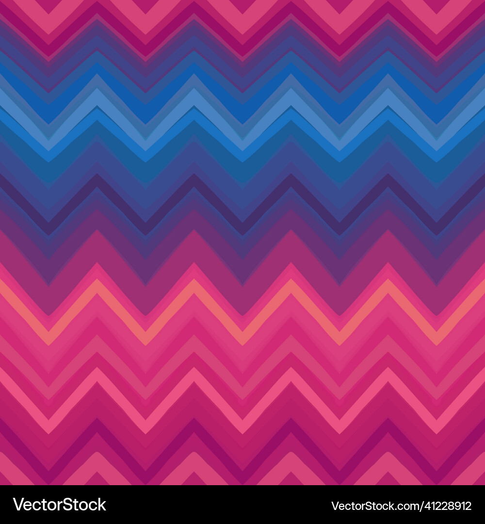 Ethnic zigzag pattern in retro colors aztec style Vector Image