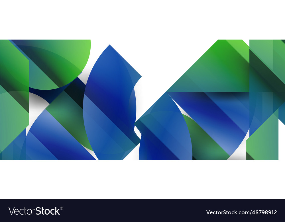 Geometric fusion - abstract harmony of triangles