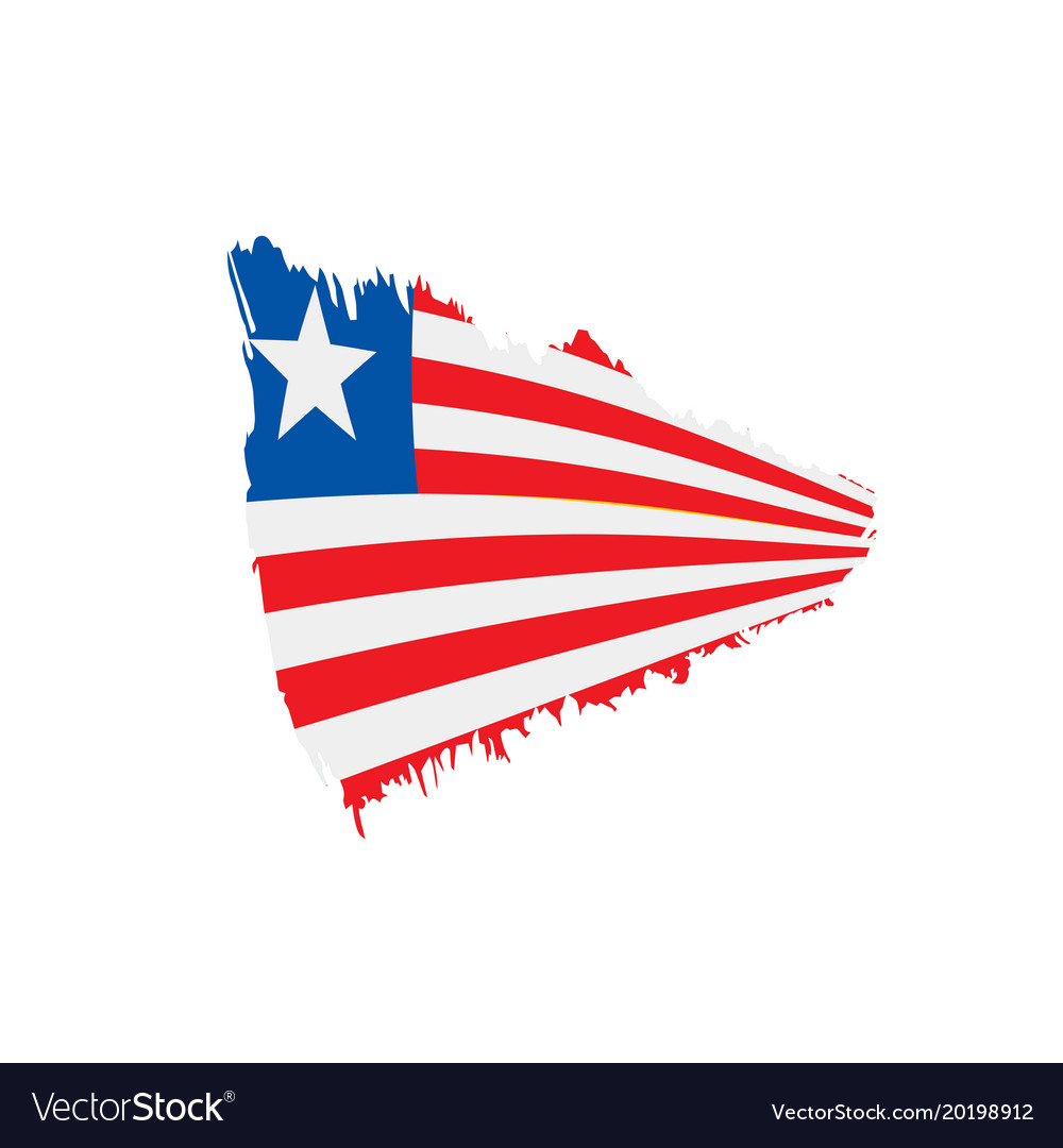 Liberia Flag Royalty Free Vector Image - VectorStock