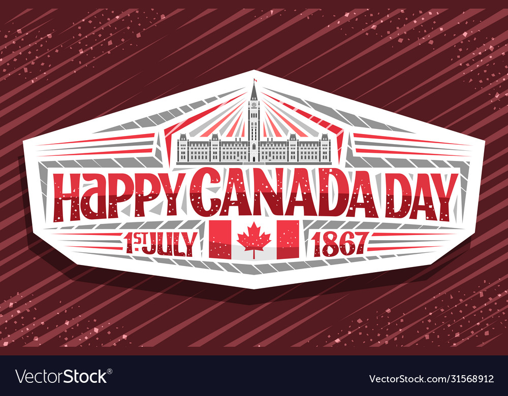 Logo for canada day