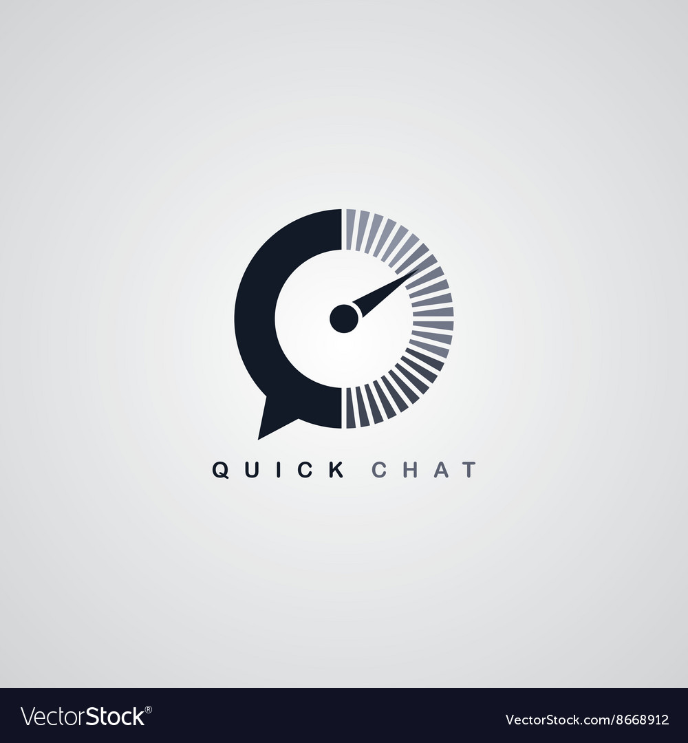 Quick chat speedometer logotype theme