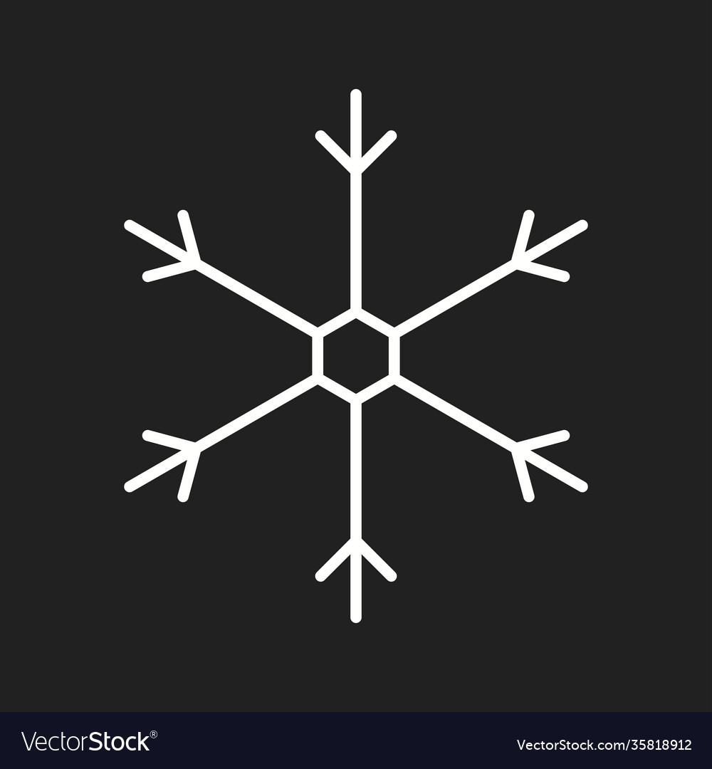 Unique cooling line icon Royalty Free Vector Image