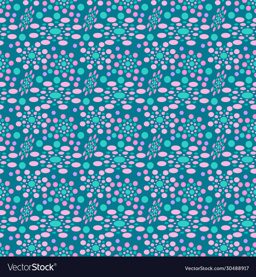 Abstract seamless colorful pattern exotic shapes