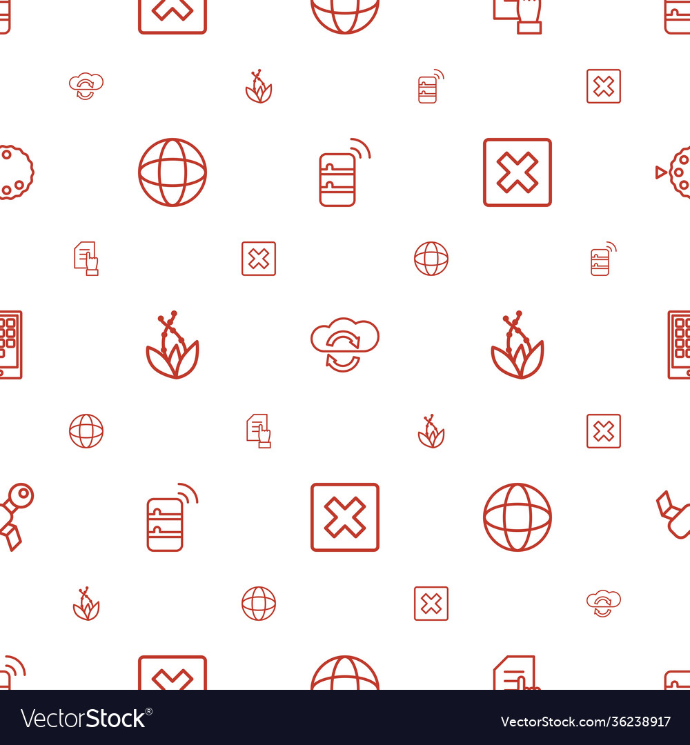 Application icons pattern seamless white