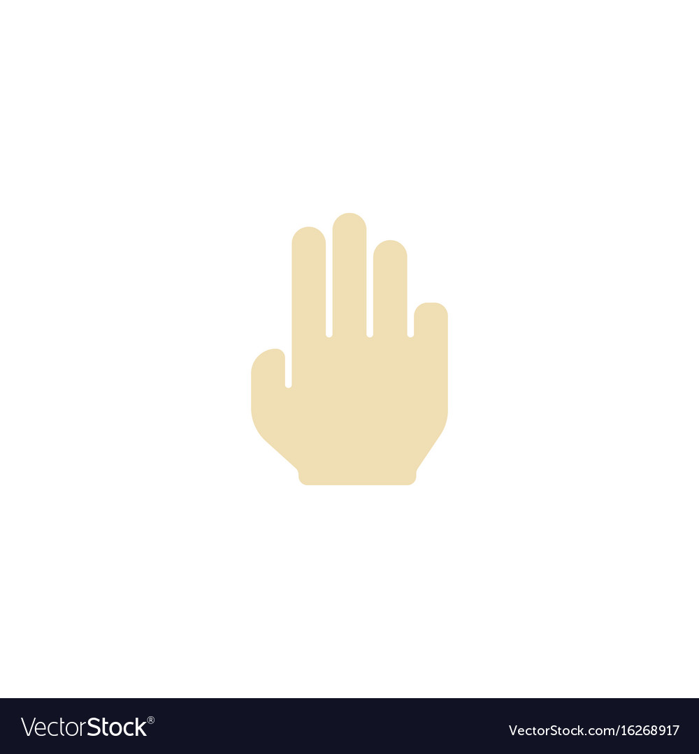 Flat icon three element