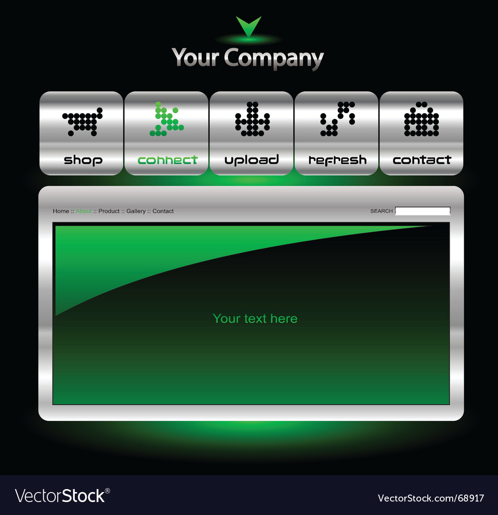 Modern Website Header Template