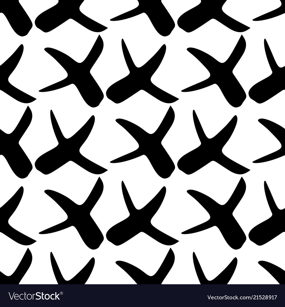 Seamless pattern with x symbols vector image Seamless pattern with x symbols
