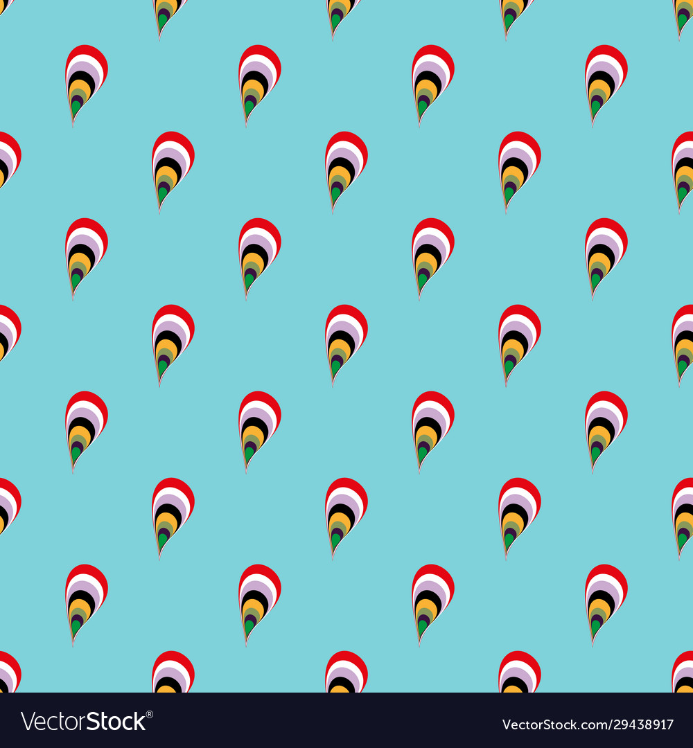 Small geometric objects color abstract seamless