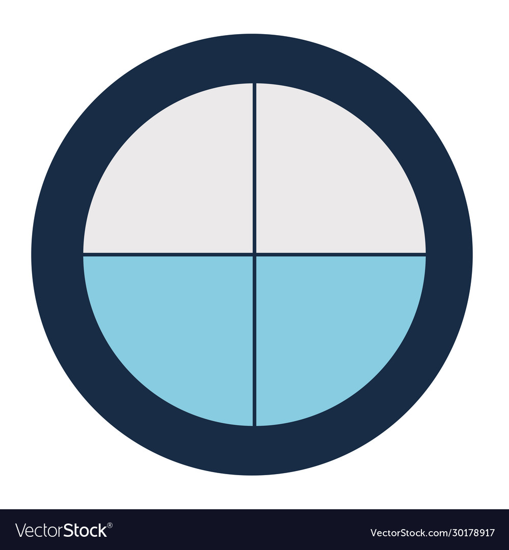 Striped loading circle block style icon