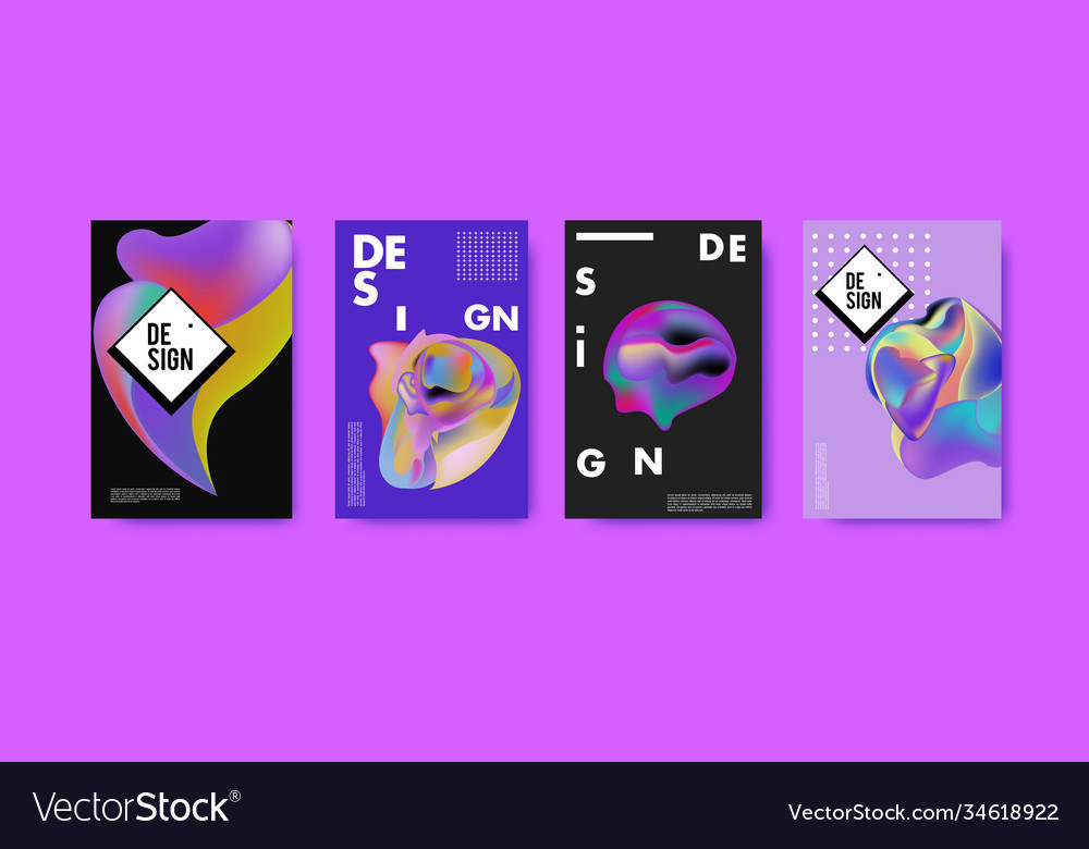 Abstract colorful liquid and fluid pattern
