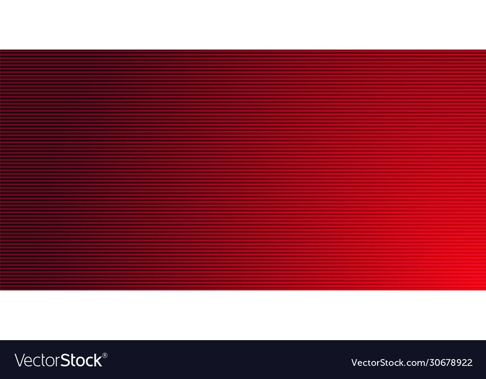 Abstract linear red gradient background vector image Abstract linear red gradient background
