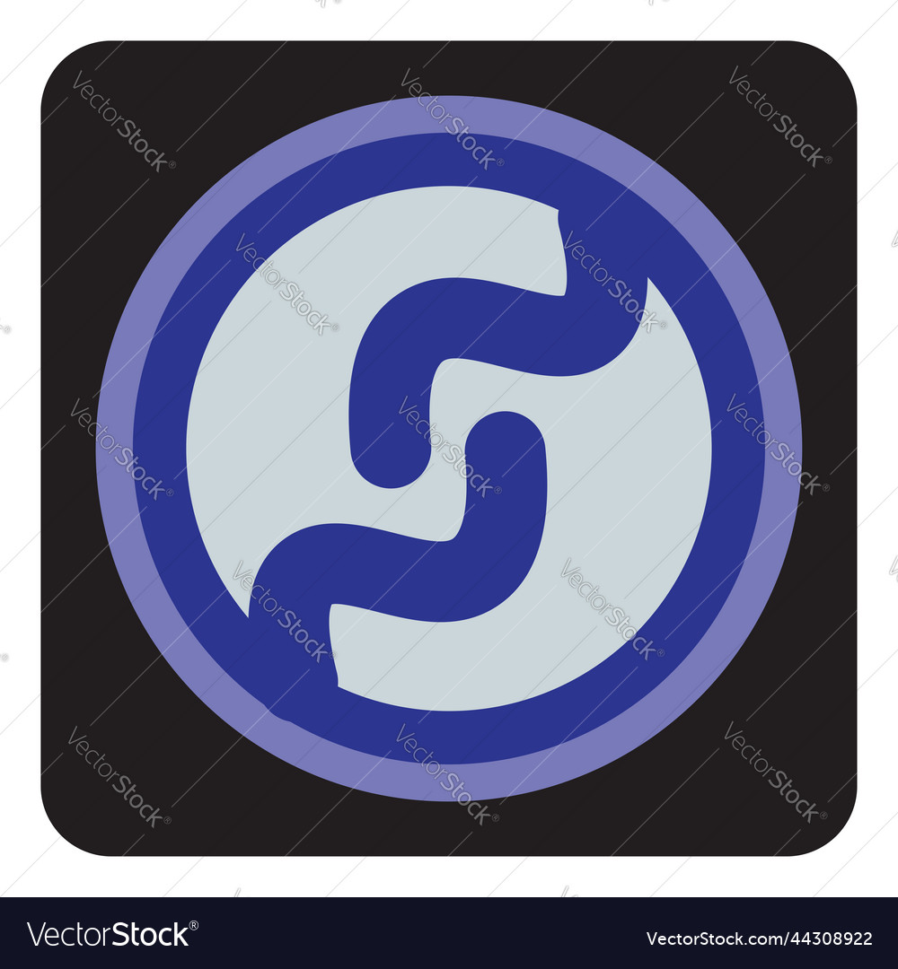 Abstract lines in circle on a white background