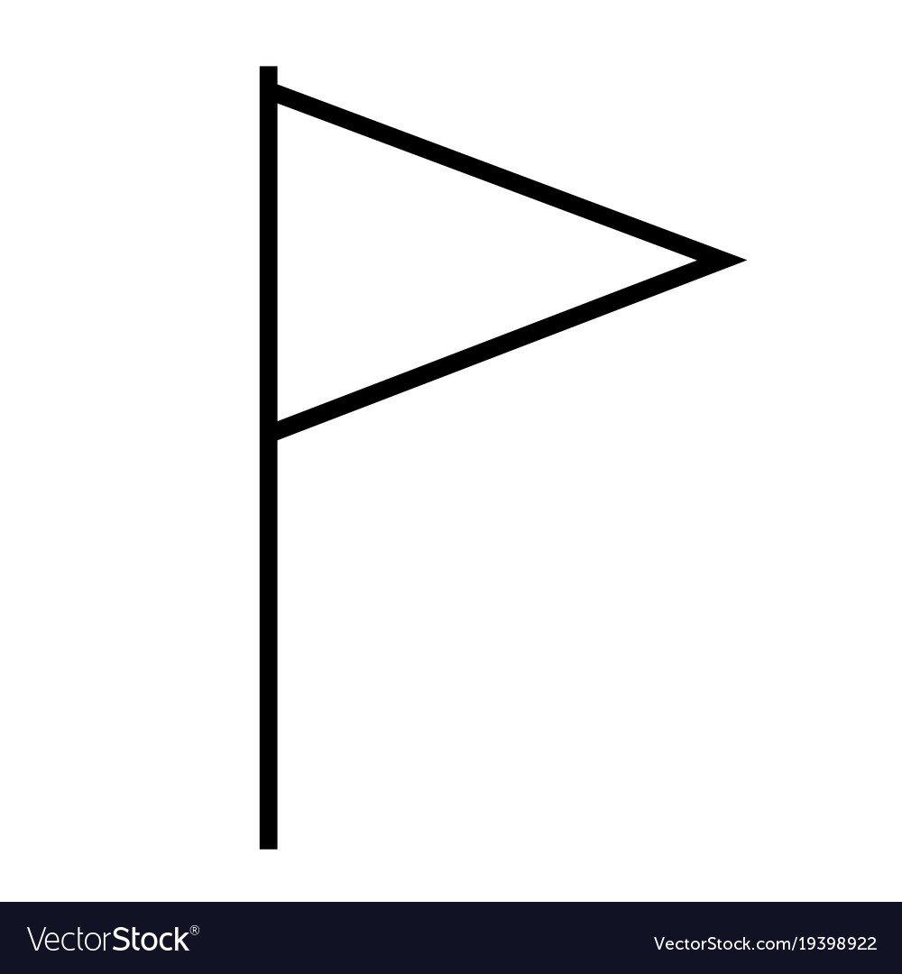 Flag Location Map Marker