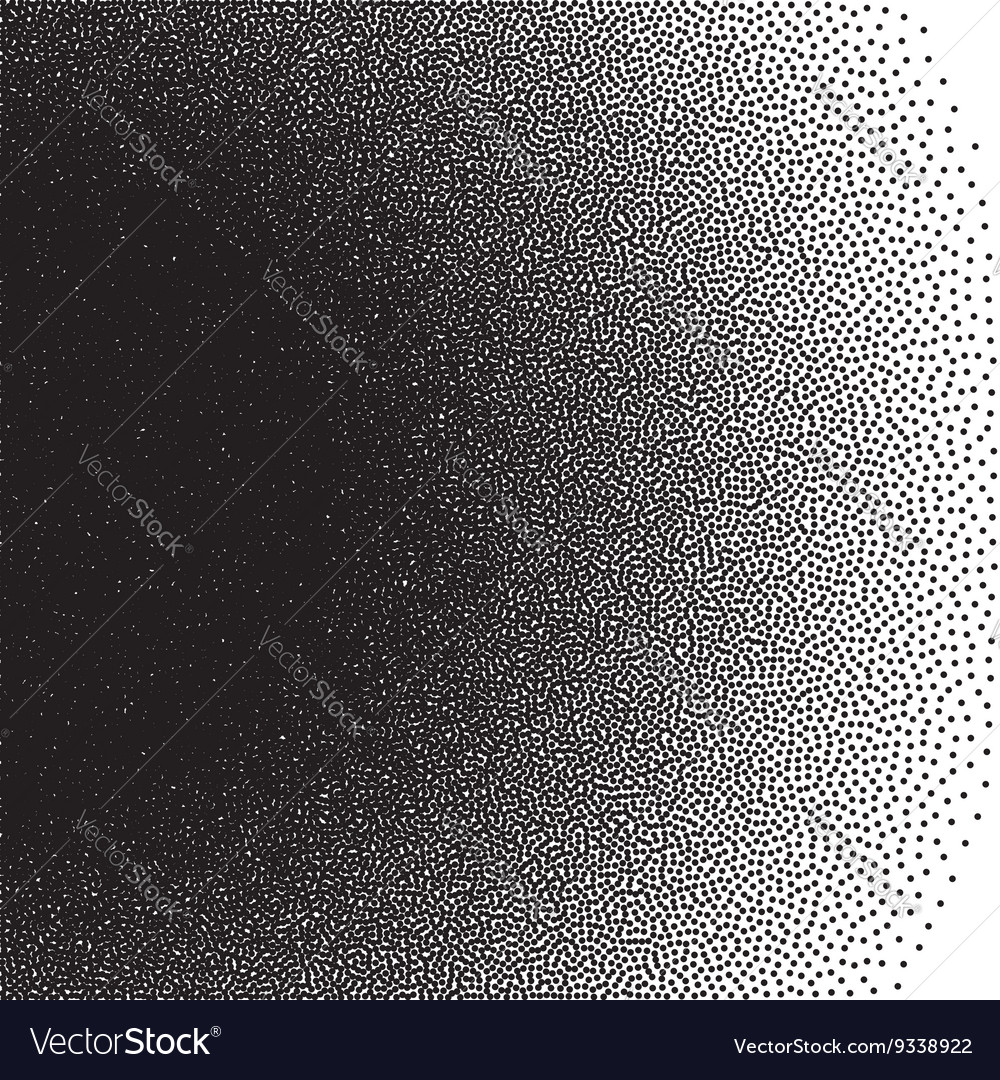 Stochastic raster halftone gradient print