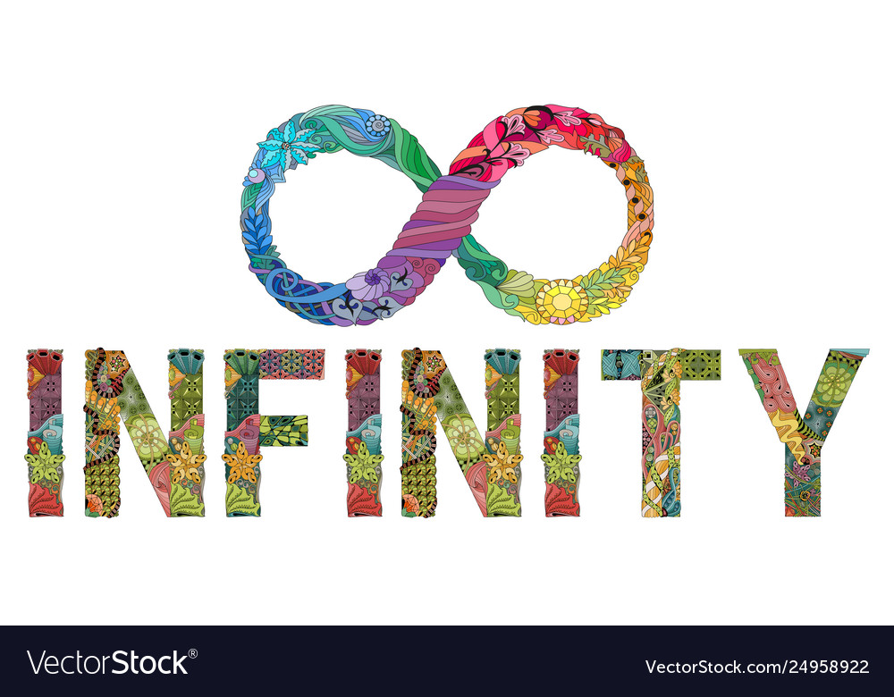 Word infinity with sign