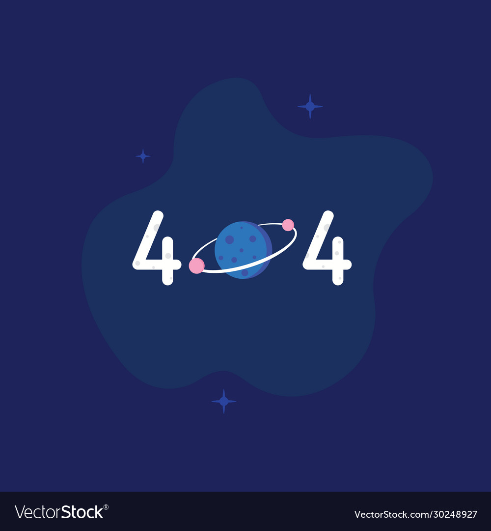 404 error logo and icon isolated image vector image 404 error logo and icon isolated image