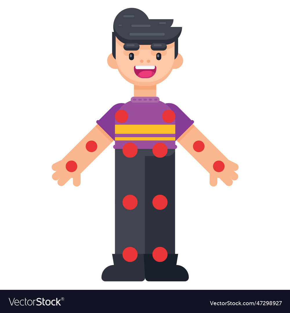 Boy character for rigging and animation