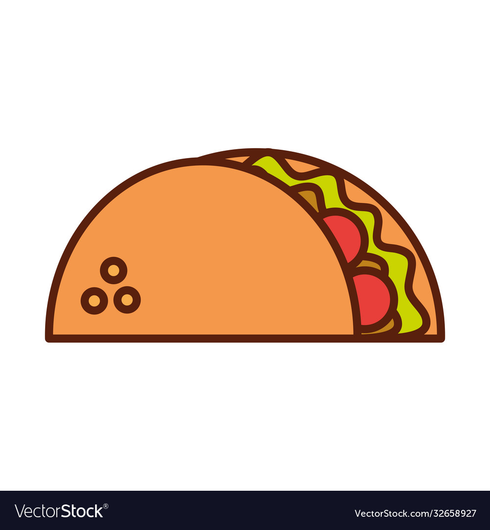 Fast Food Taco Mexican Dinner And Menu Tasty Meal Vector Image how-to-throw-a-casual-mexican-dinner-party-college-housewife