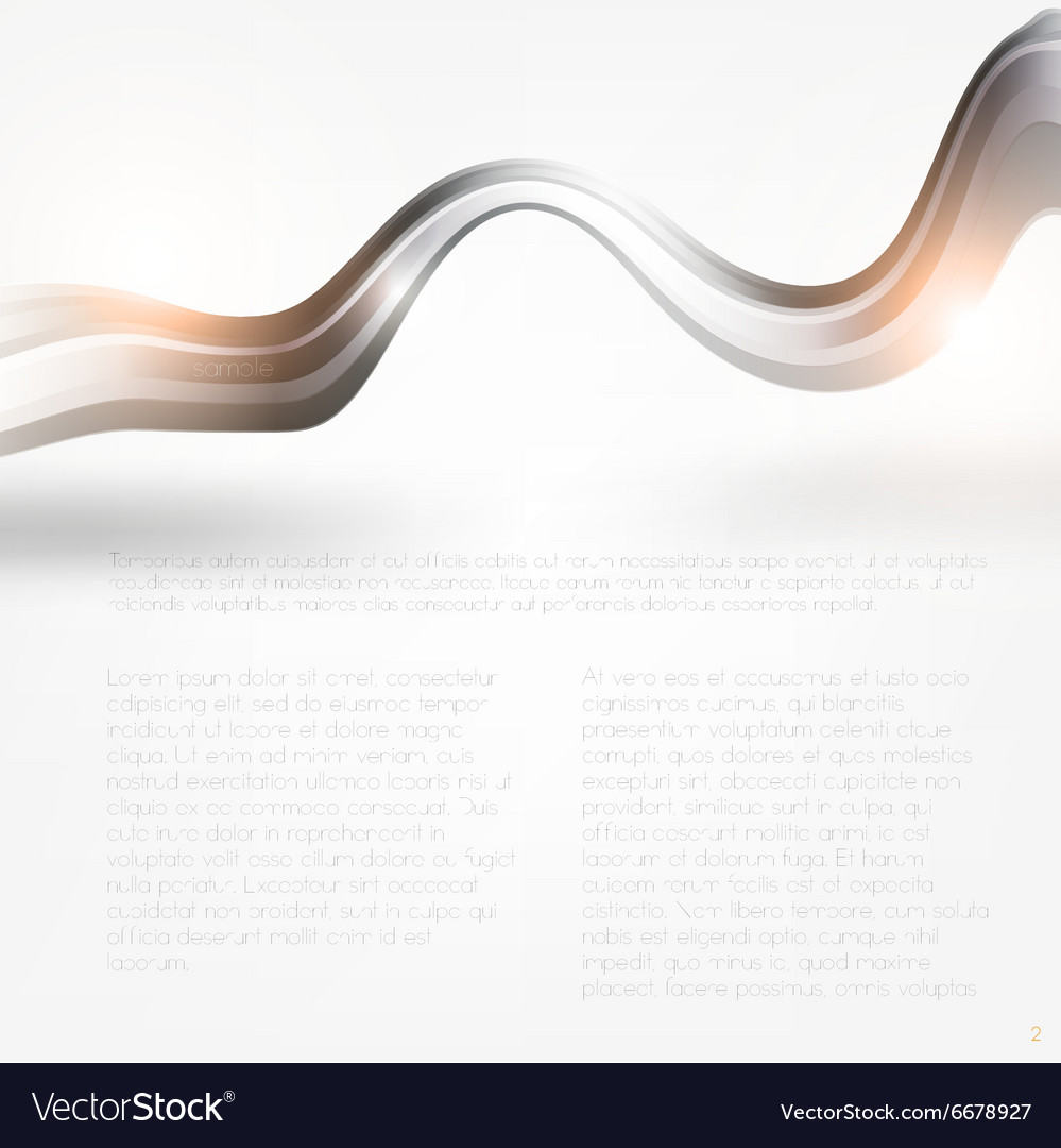 Metal swirl background with text