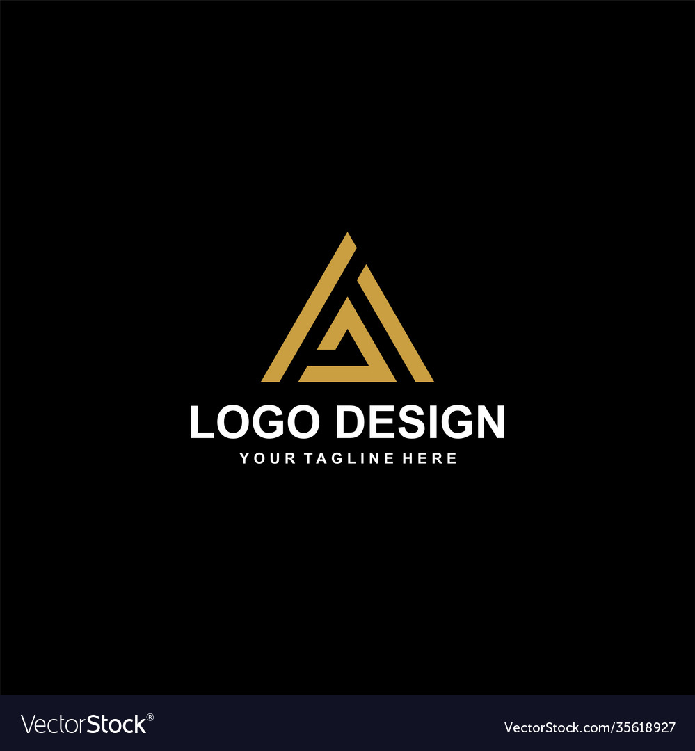 Mountain gold logo design adventure