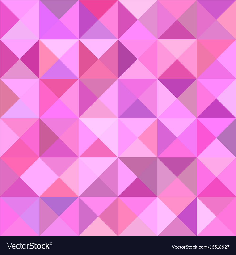 Pink triangle mosaic pattern background - graphic