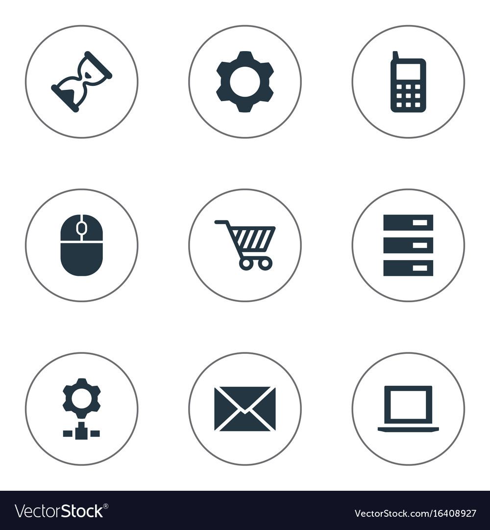 Technology Icons Set