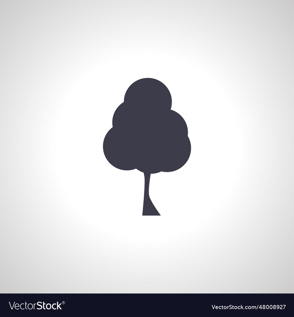 Tree icon isolated