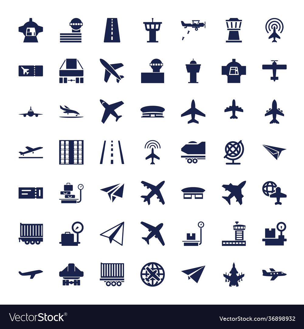 49 plane icons