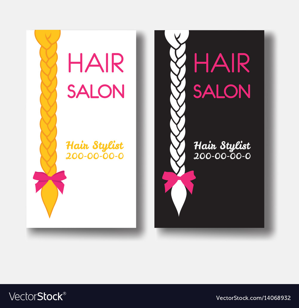 Braided Hair Templates - Beauty Salon
