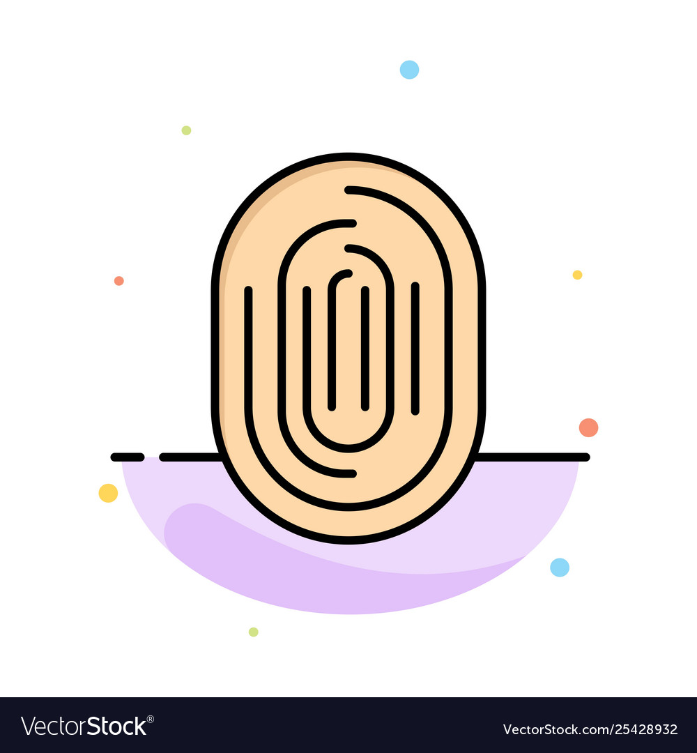 Fingerprint identity recognition scan scanner vector image Fingerprint identity recognition scan scanner