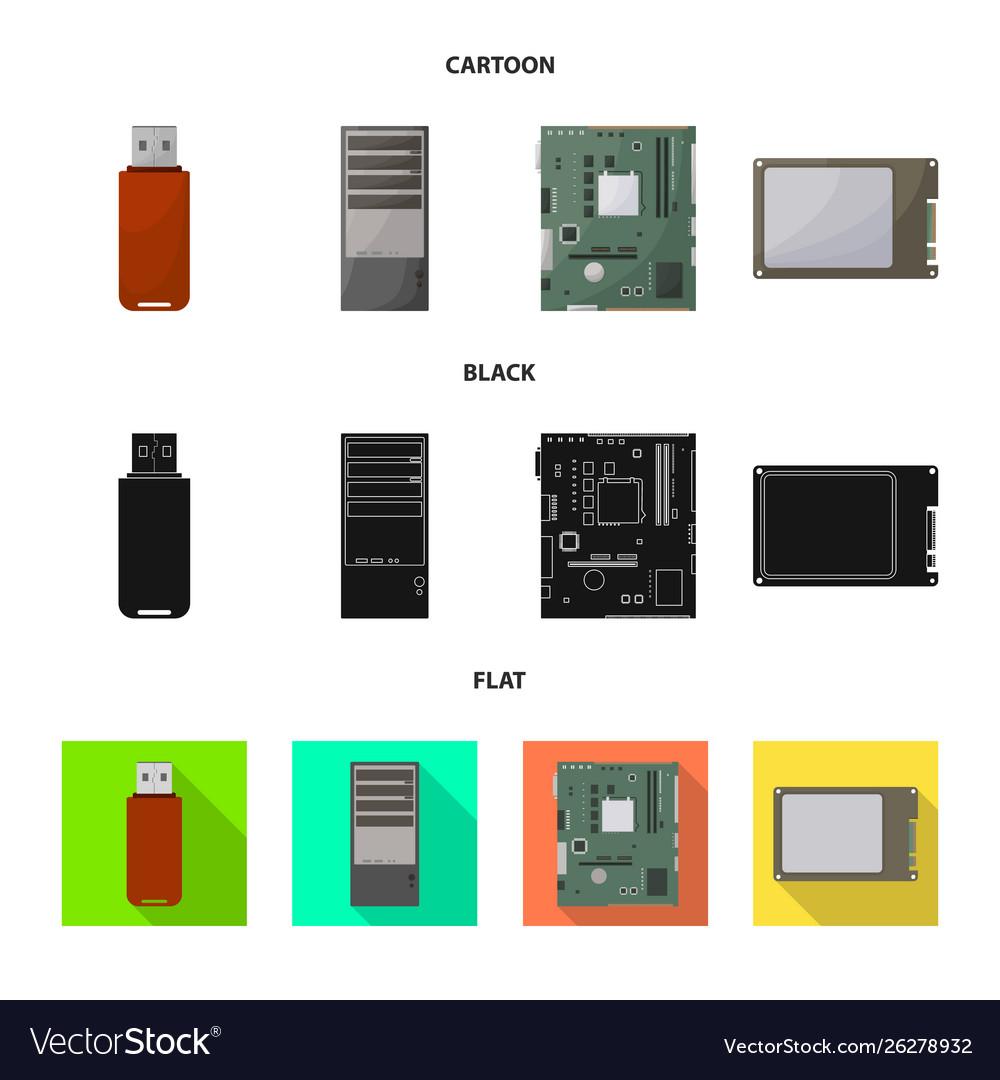 Isolated object accessories and device sign Vector Image Isolated object accessories and device sign