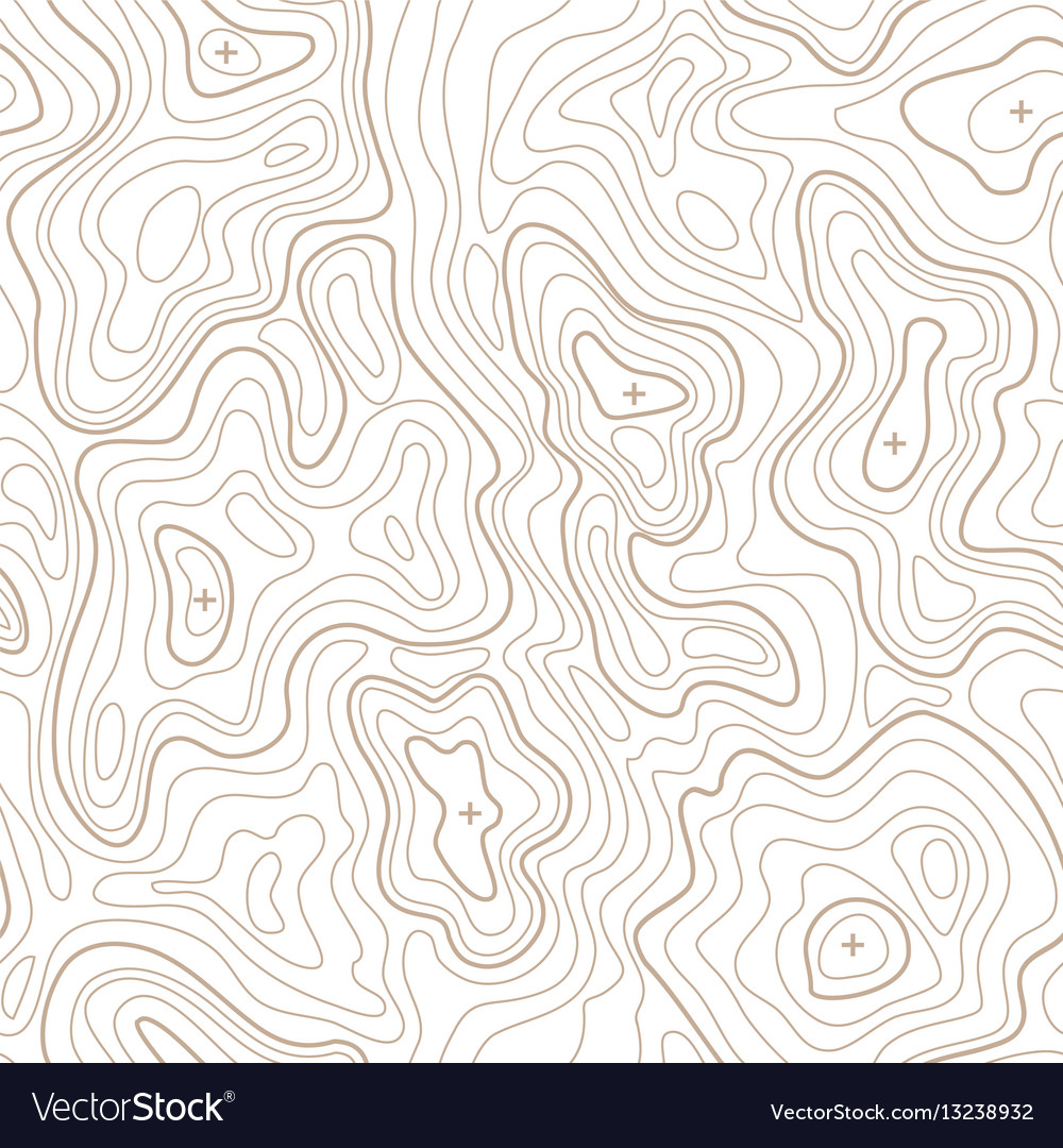 Landscape geodesy topographical map line