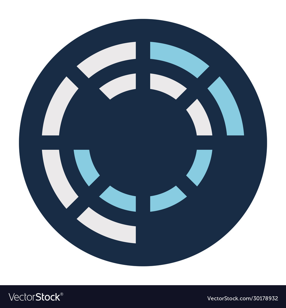 Lines loading circle block style icon
