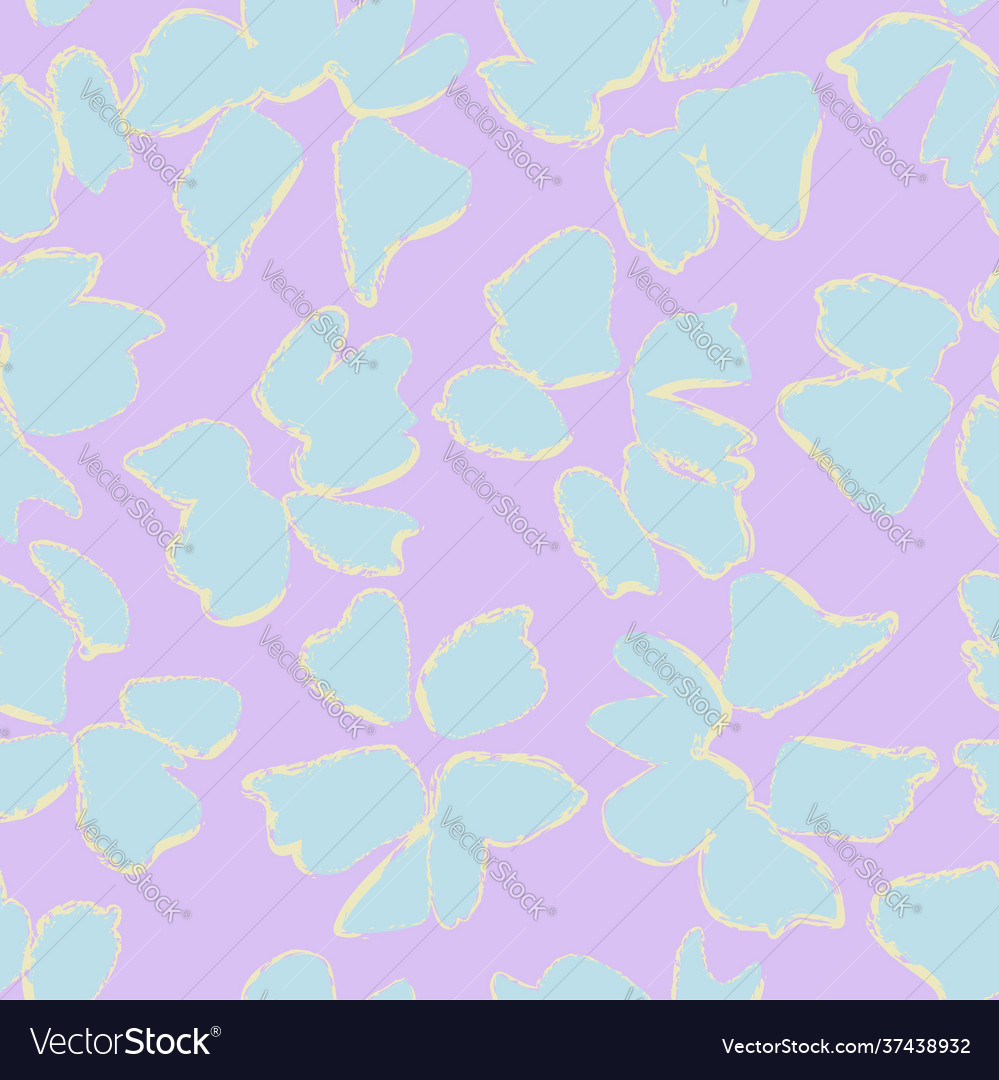 Pastel botanical floral seamless pattern Vector Image