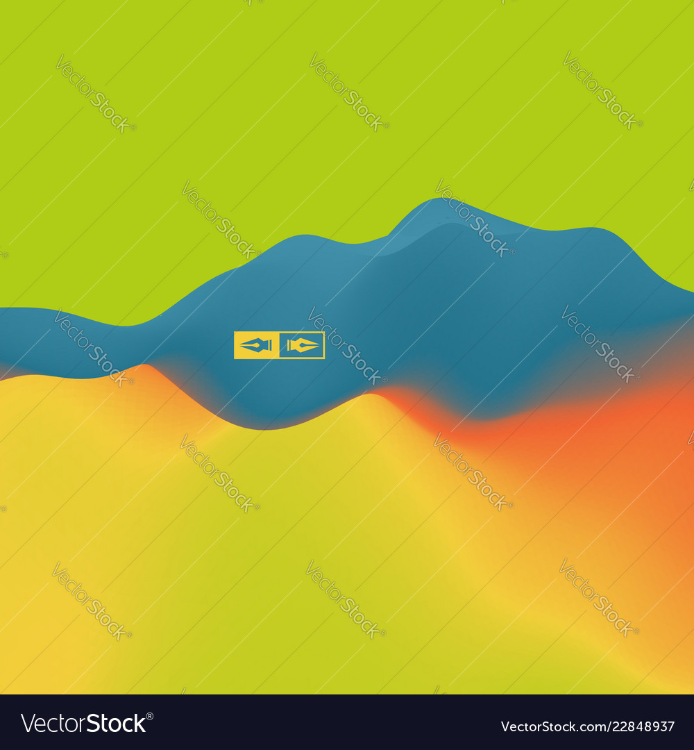 3d wavy background dynamic effect modern pattern