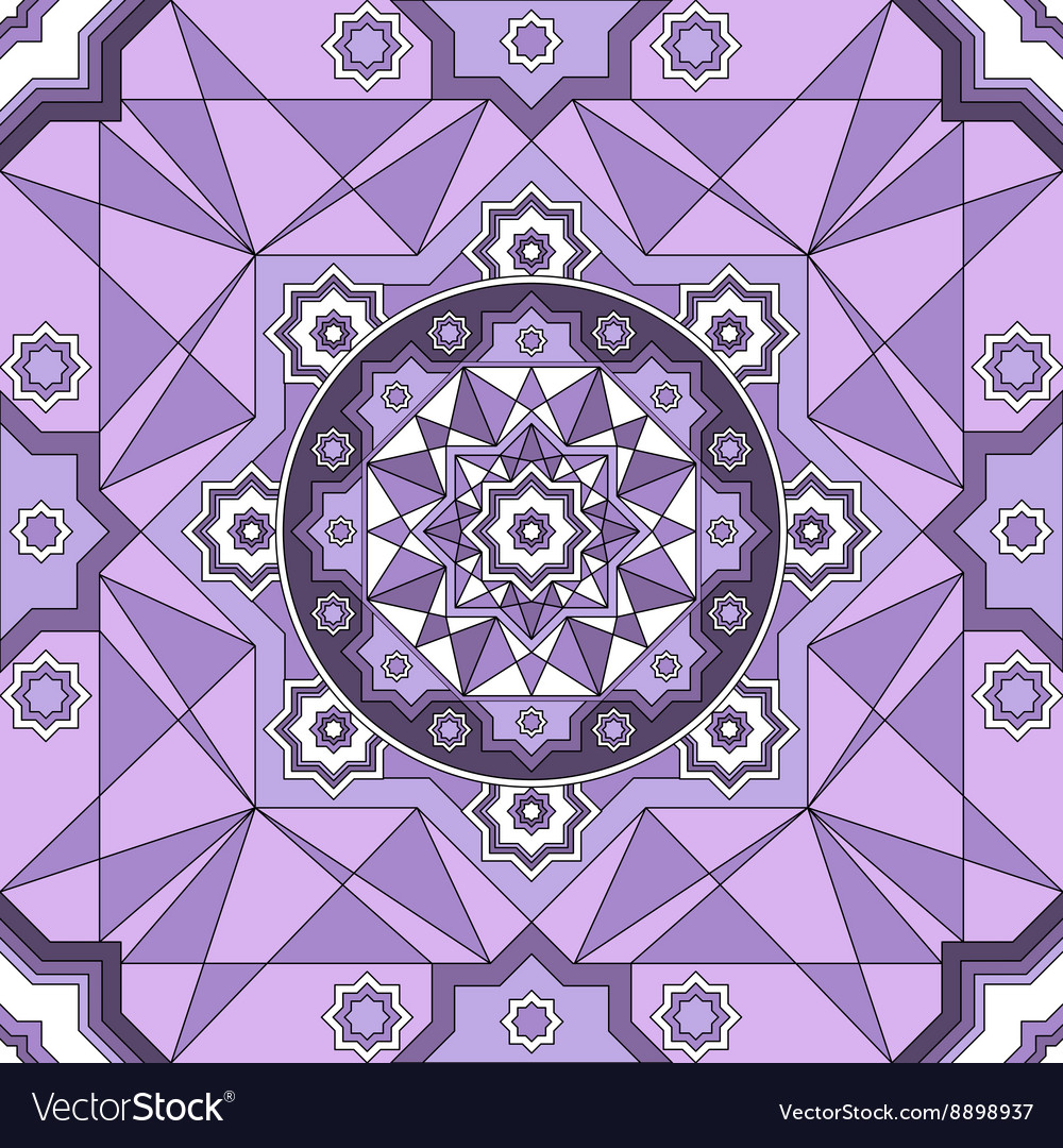 Decorative seamless pattern retro background