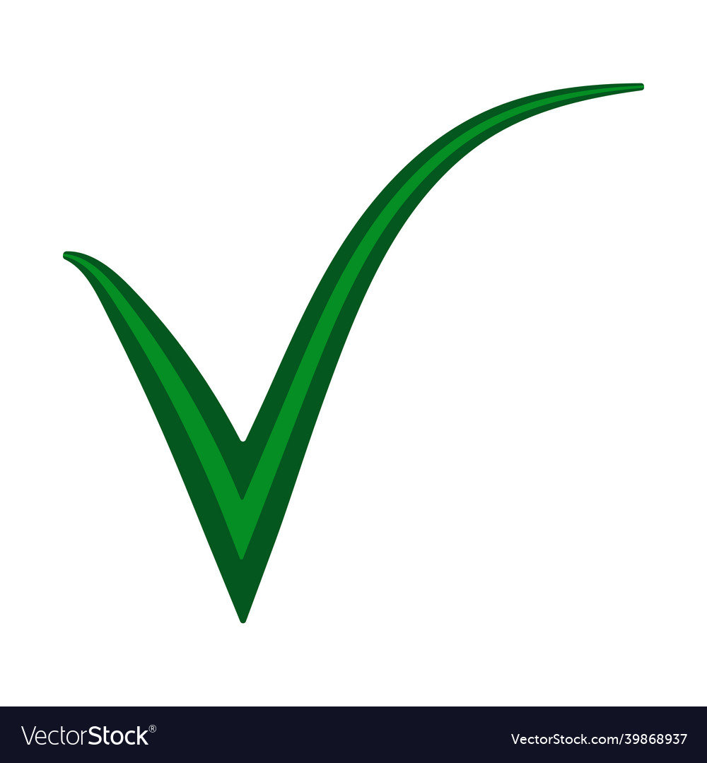 Double green check mark approval confirmation