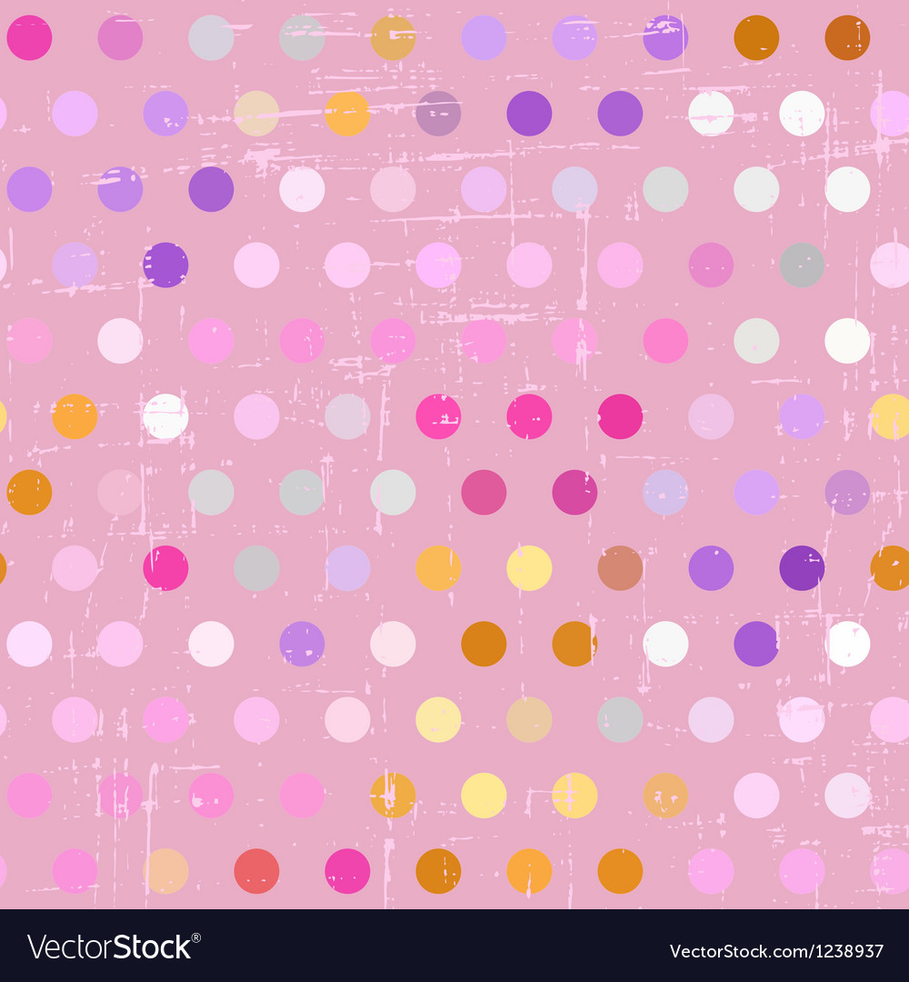 Grunge Polka Dot Pattern