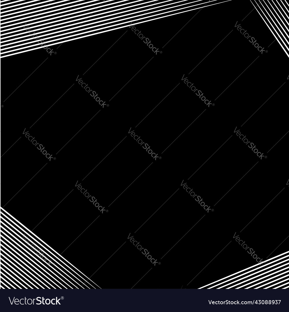 Parallel lines square format frame border